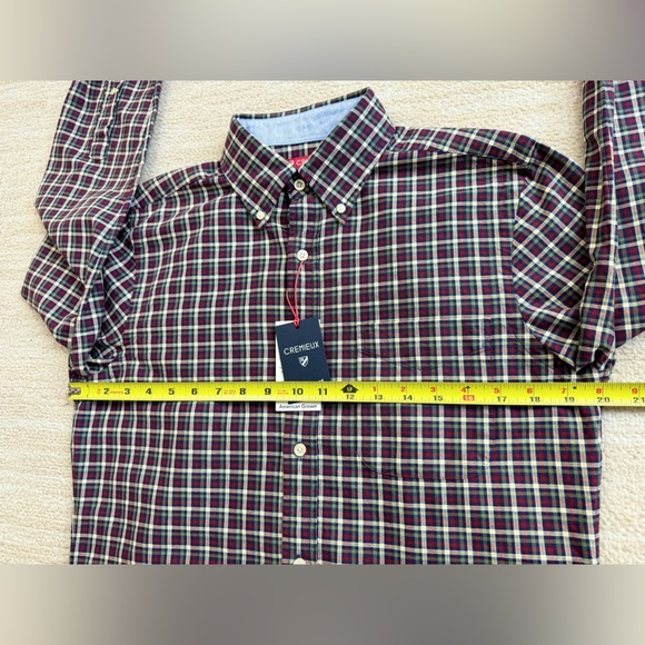 Cremieux Men's Slim Fit Button-Down Long Sleeve Shirt, Multi-Color Size Small - Picture 8 of 13